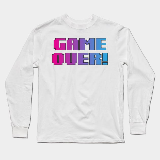 Game Over Long Sleeve T-Shirt by SquatchVader